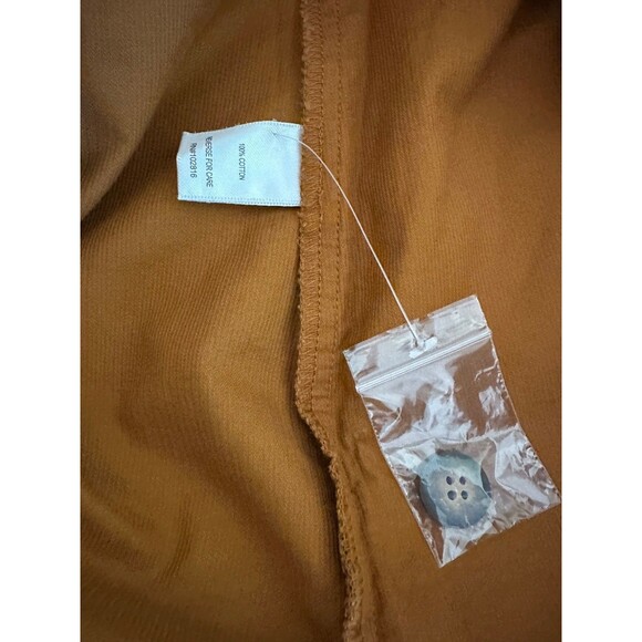 GARNET HILL Corduroy Skirt Size 12 Mustard Brown - Picture 11 of 15